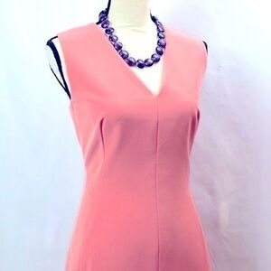 ICervoni Creations Bold Purple Glass Beaded Statement Necklace, 19” Long, NWT